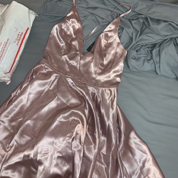 Fashion Nova Silky Dress - Picture 5 of 8